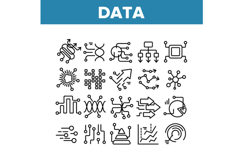 data-analysis-analytic-collection-icons-set-vector