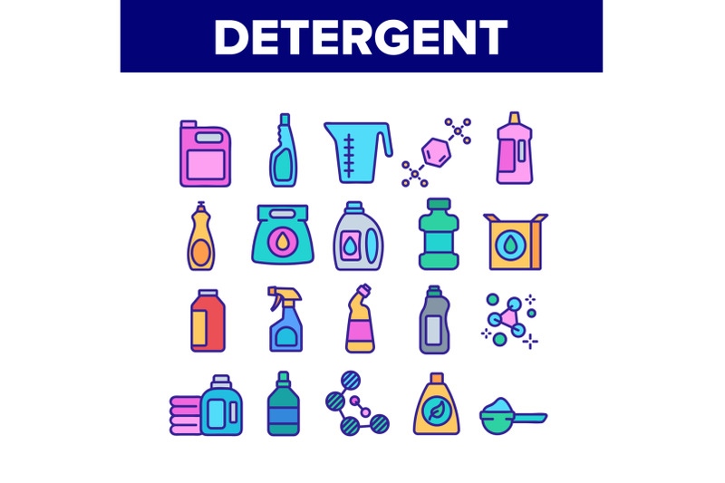 detergent-cleaning-collection-icons-set-vector