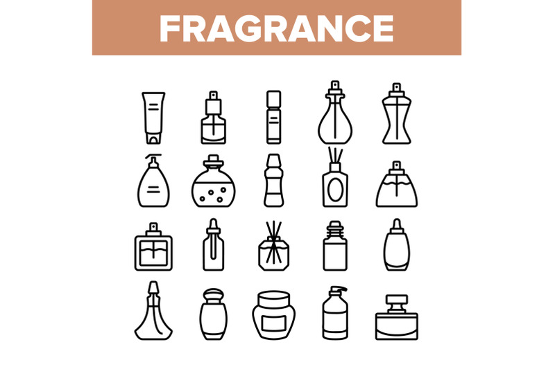 fragrance-bottles-collection-icons-set-vector