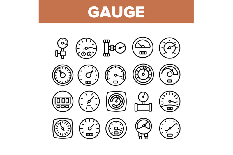 gauge-meter-equipment-collection-icons-set-vector