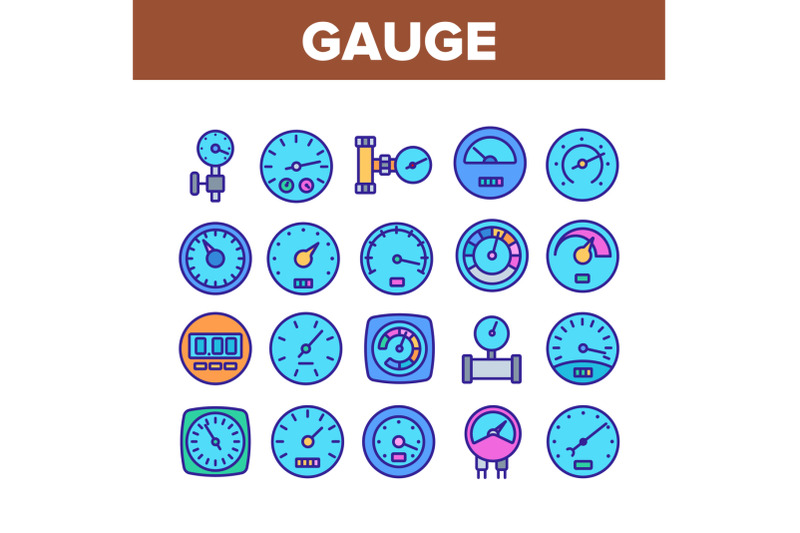 gauge-meter-equipment-collection-icons-set-vector