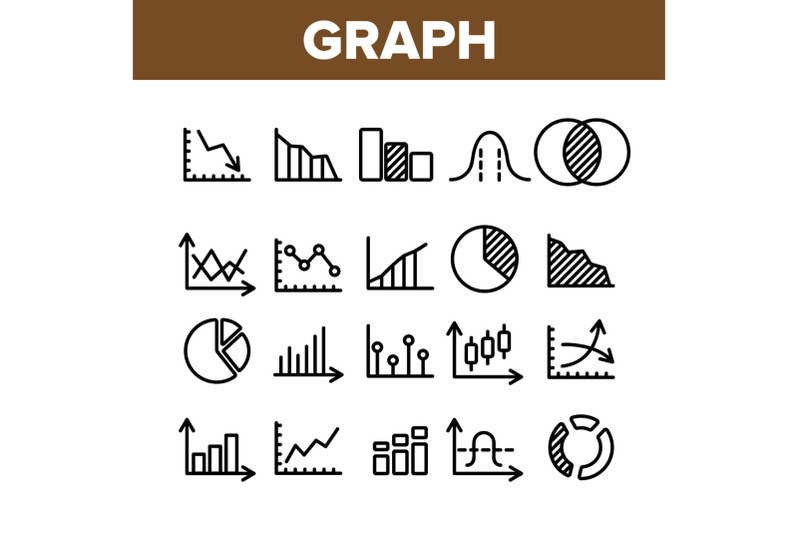 collection-different-graph-sign-icons-set-vector