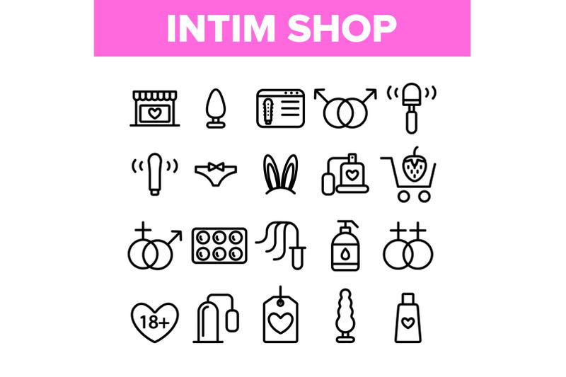 intim-shop-collection-elements-vector-icons-set