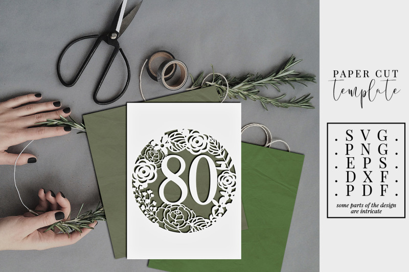 80-birthday-frame-papercut-template-80th-birthday-svg-pdf