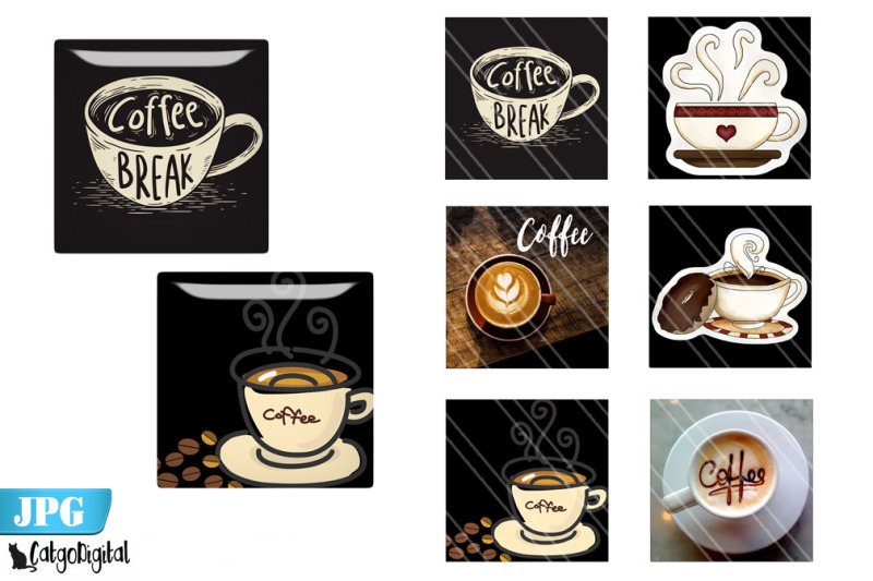 coffee-square-digital-printable-images-for-magnets-coasters