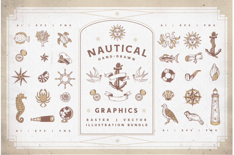 nautical-vectors-graphics-set
