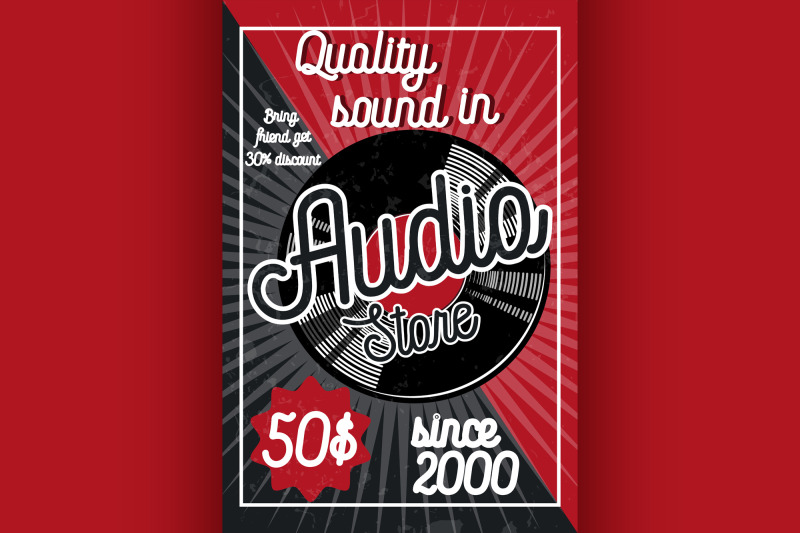 vintage-audio-store-poster