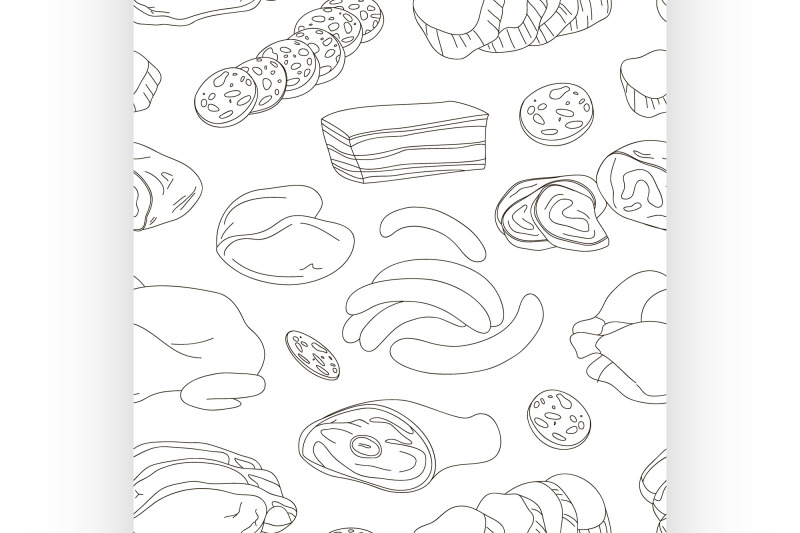 different-kinds-of-meat-collection-pattern