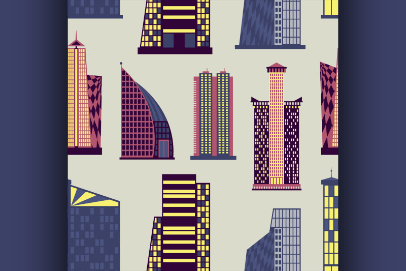 skyscrapers-set-pattern