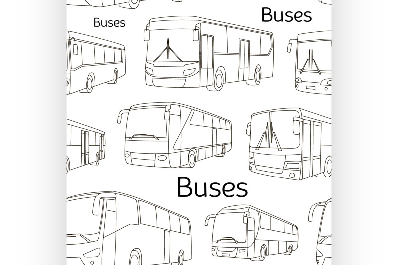 bus-icons-set-pattern