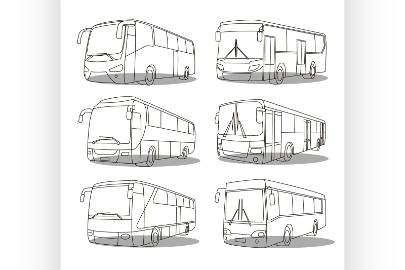bus-icons-set