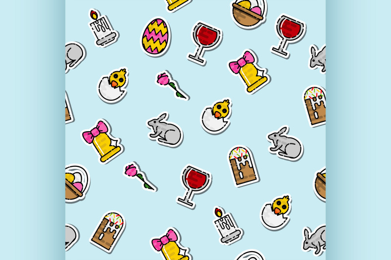 colored-easter-pattern