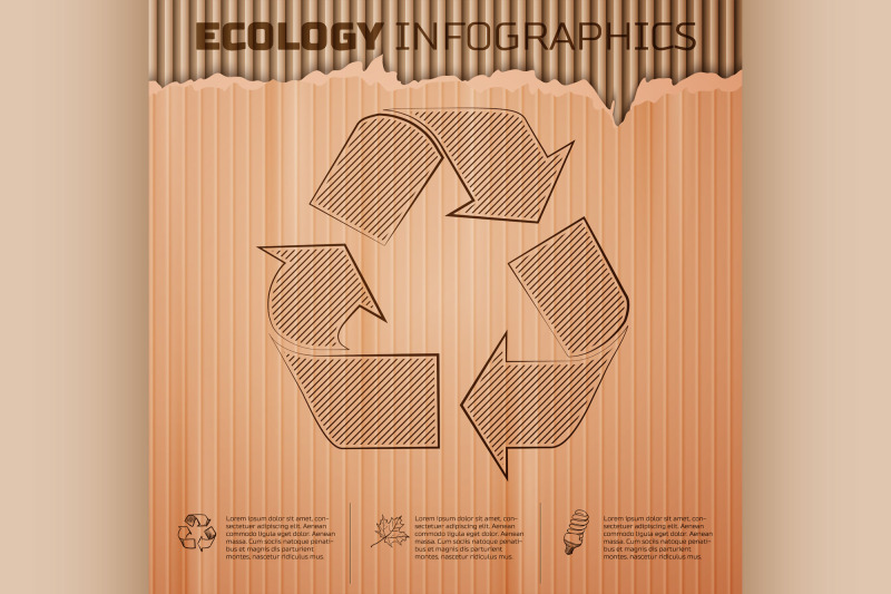 ecology-infographics-background