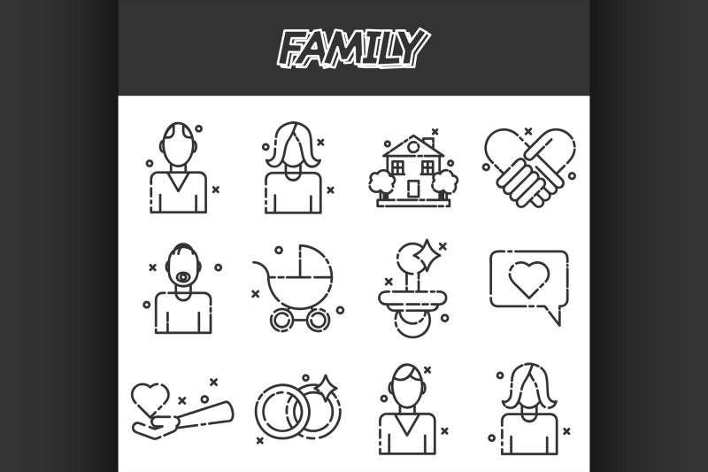 family-icons-set