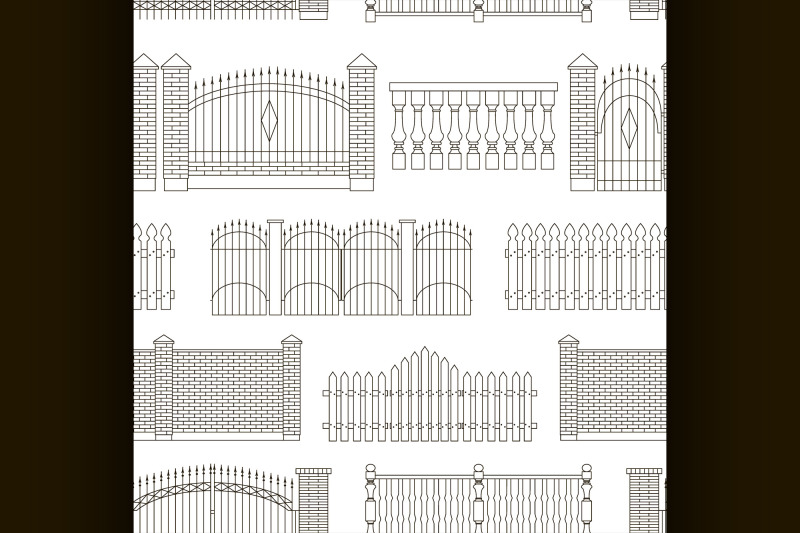 set-of-gates-and-fences