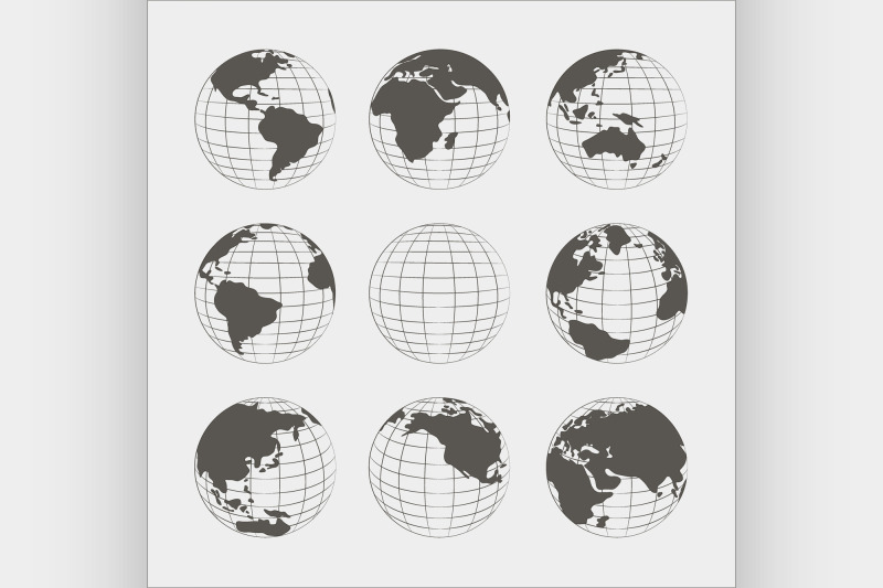 set-of-nine-globes