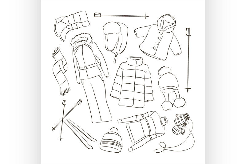 set-of-warm-winter-clothes-design