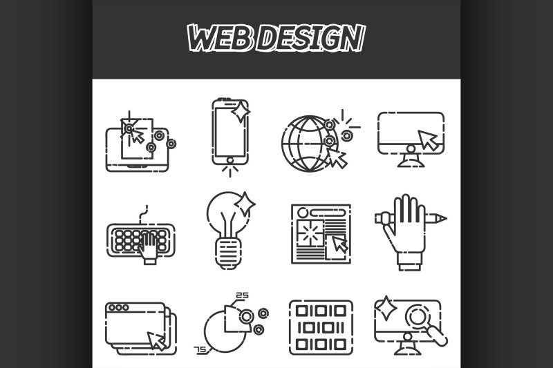 web-design-icons-set