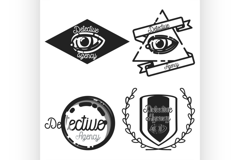 vintage-detective-agency-emblems