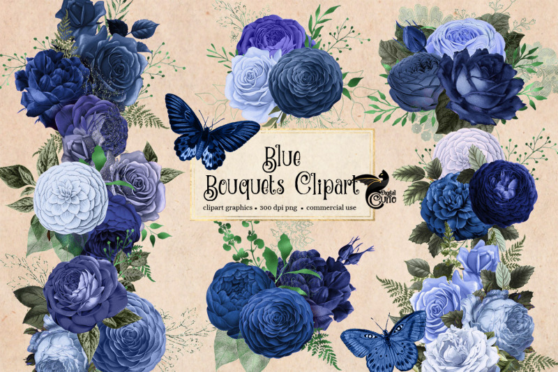 blue-bouquets-clipart