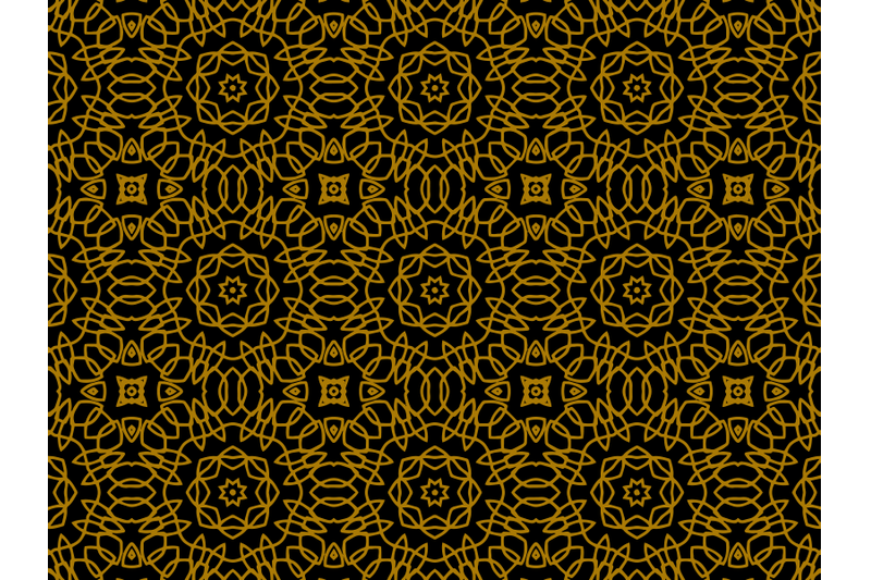 pattern-gold-ornament-abstract-lines
