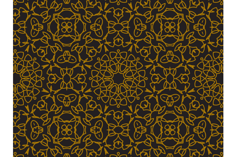 pattern-gold-form-flower