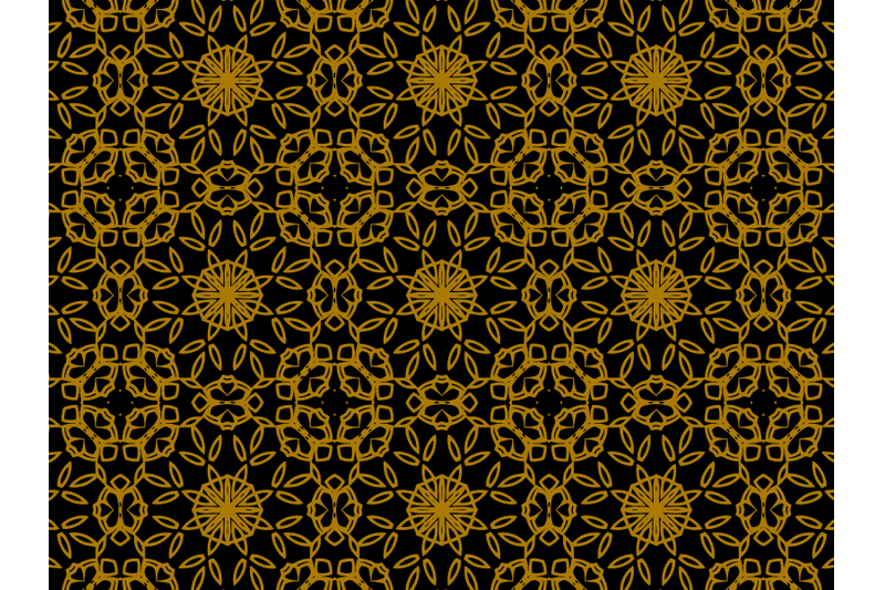 pattern-golde-motive-smal-flower