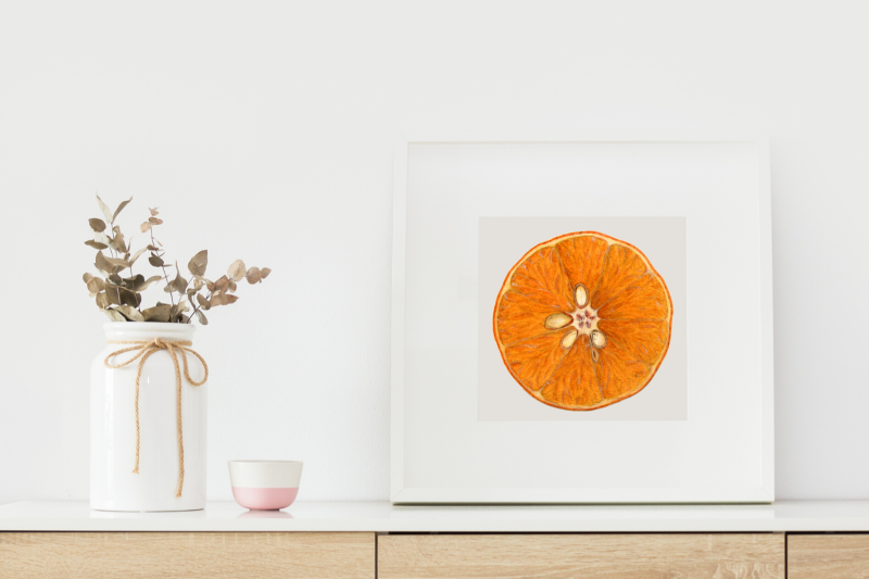 fruit-clipart-illustration-kitchen-decor-vintage-orange