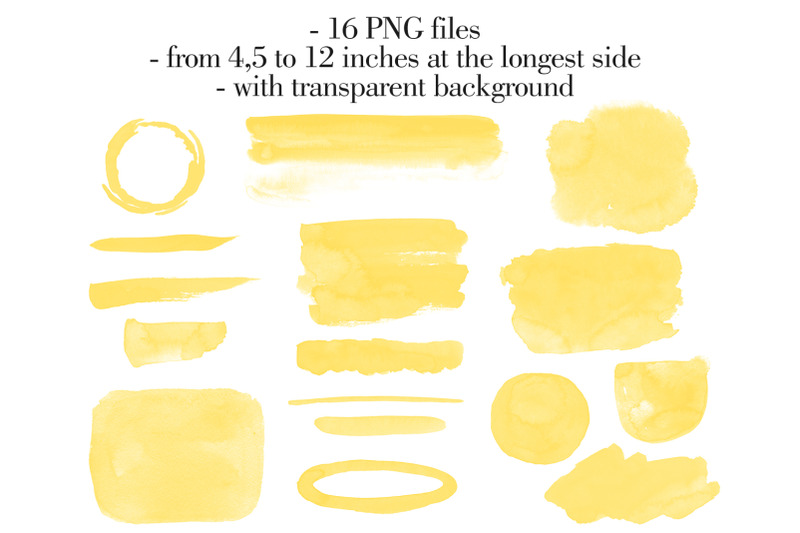 yellow-watercolor-washes-clipart-stains-and-brush-strokes-decor
