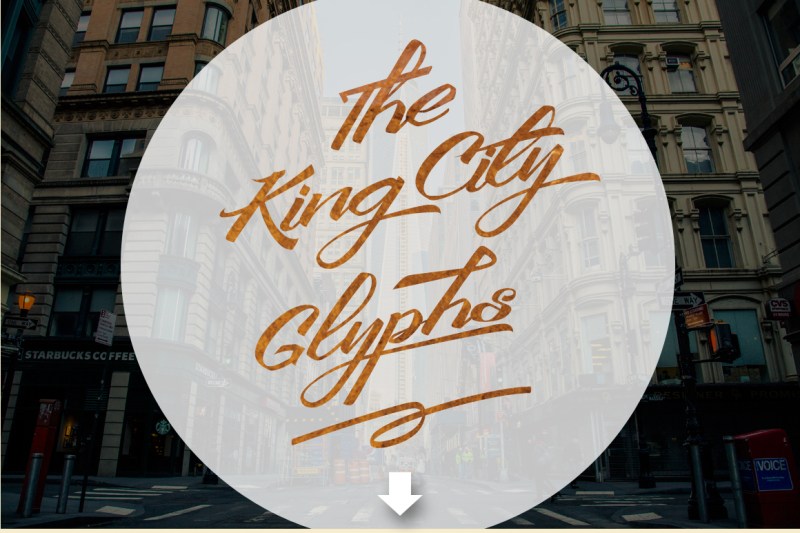 king-city-logo-type-modern-callygraphy