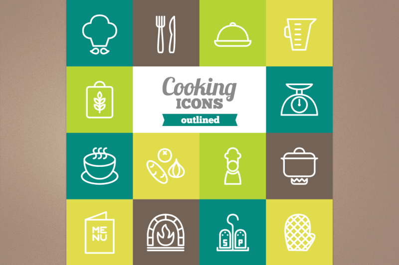 outlined-cooking-icons