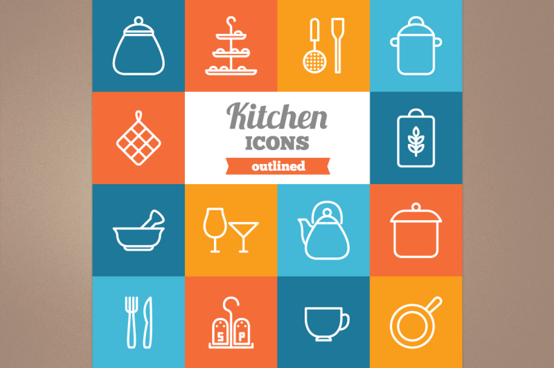 outlined-kitchen-icons