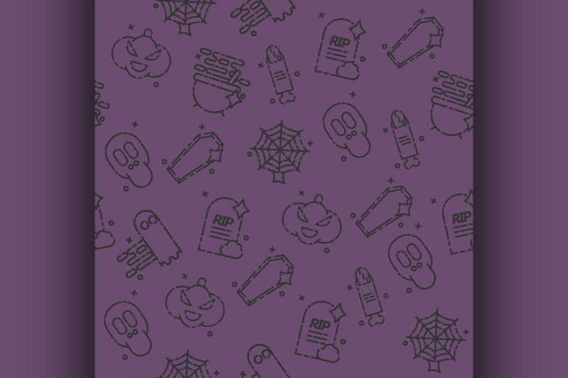 halloween-icons-pattern