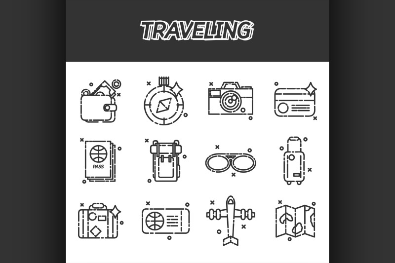 travel-icons-set-flat-design