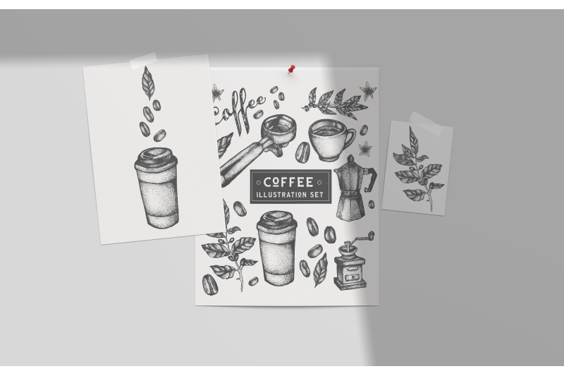 coffee-vectors-illustration-set