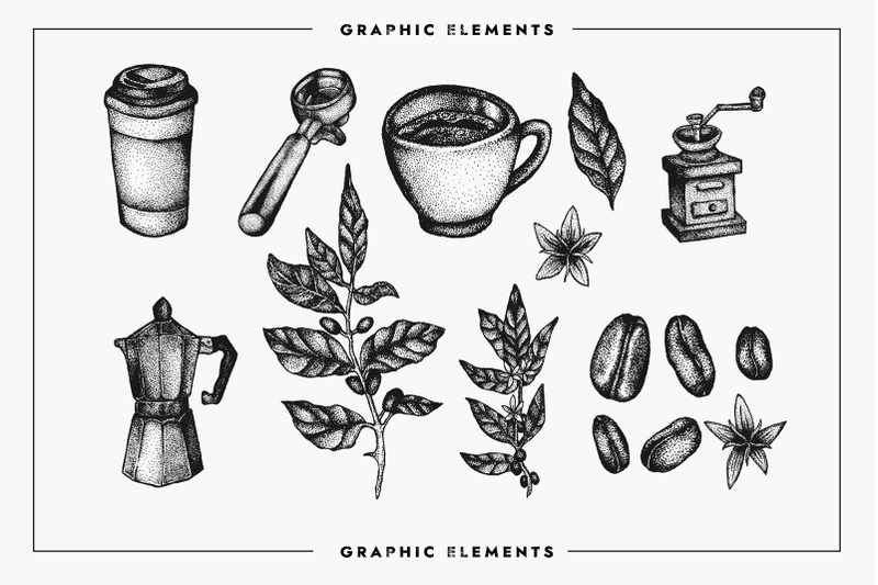 coffee-vectors-illustration-set