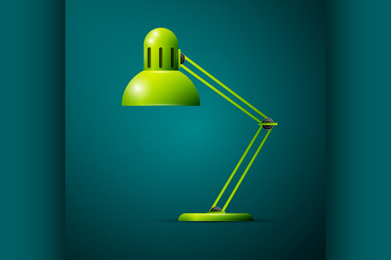 green-desk-lamp