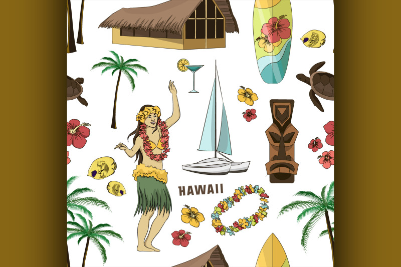 hawaiian-hawaii-set-pattern