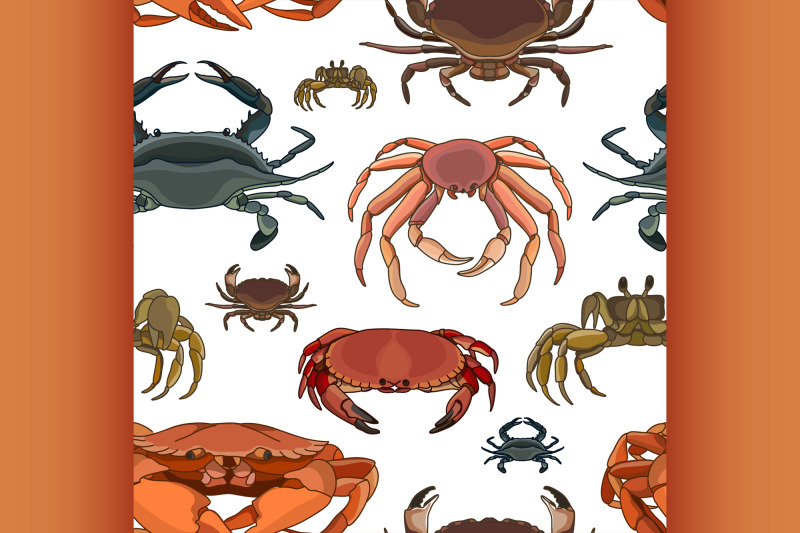 crabs-vector-set-pattern