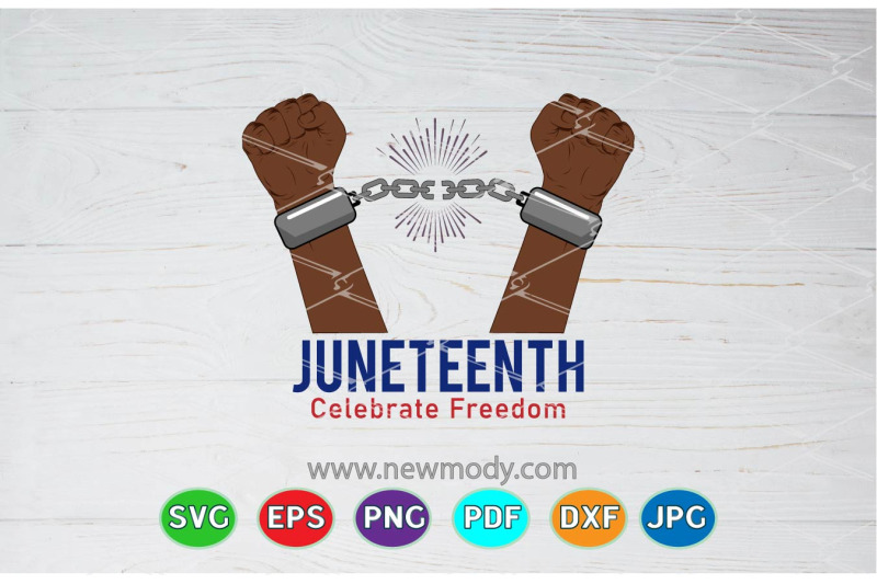 juneteenth-celebrate-freedom-svg-broken-handcuffs-svg-stop-racism