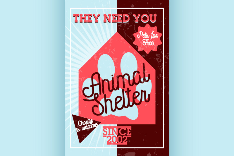 color-vintage-animal-shelter-banner