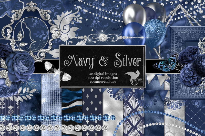 navy-and-silver-graphics