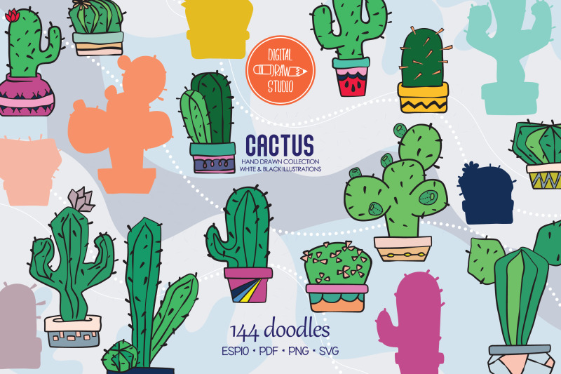 colored-cactus-in-flower-pots-succulent-tropical-house-plants