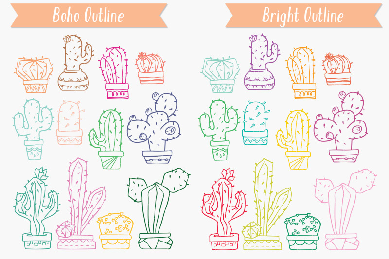 colored-cactus-in-flower-pots-succulent-tropical-house-plants