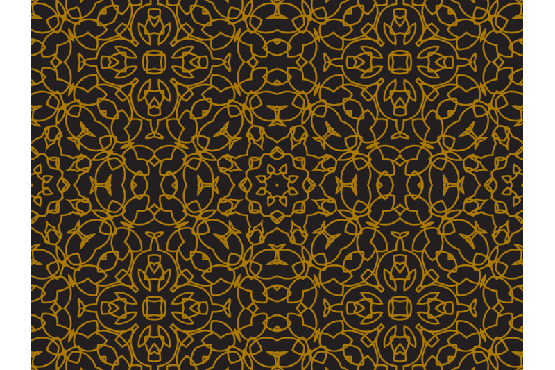pattern-gold-ornament-merges-lines