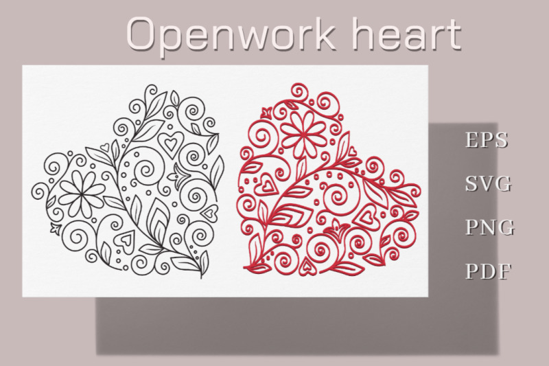 openwork-heart
