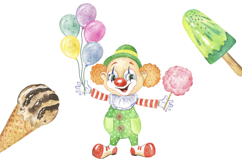 watercolor-ice-cream-clipart-summer-popsicle-ice-cream-hand-painted