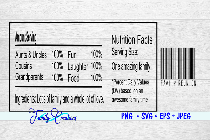 family-reunion-nutrition-label