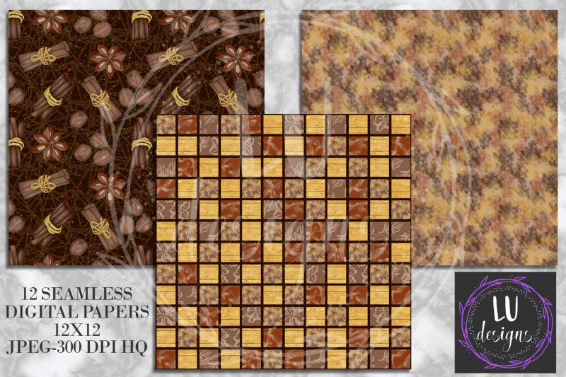cinnamon-spice-digital-papers-autumn-background-fall-scrapbook-paper