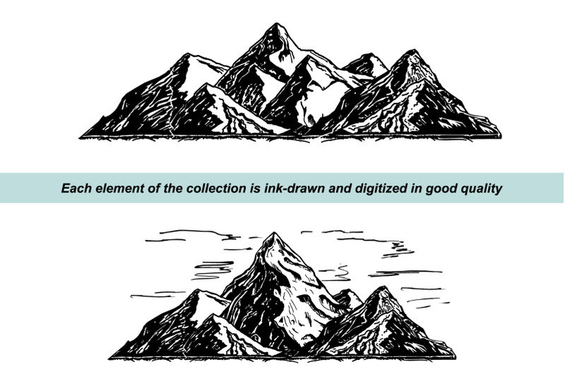 mountains-and-trees-sketch-set